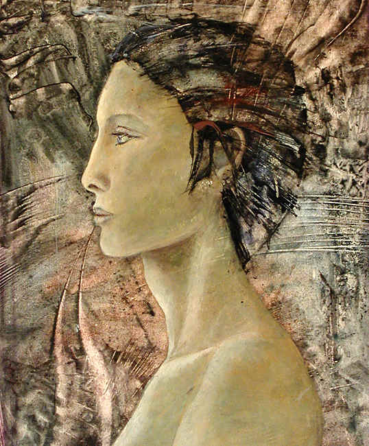 portrait,profil ; woman's profile