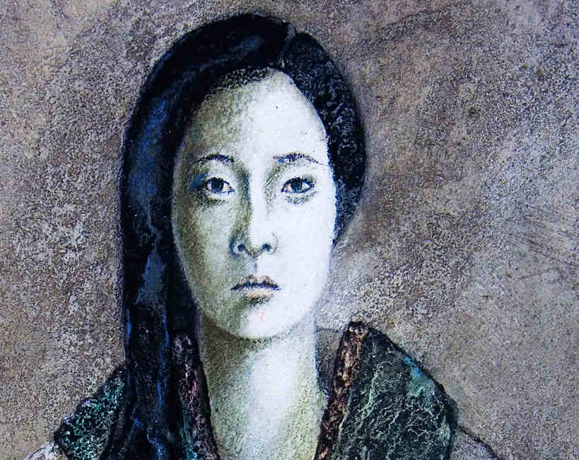 portrait, woman's face