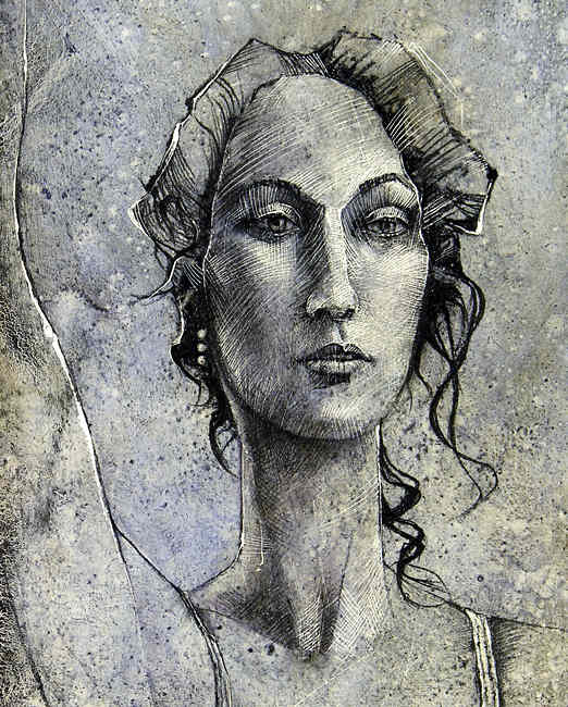 frauenkopf,portrait,drawing woman's head
